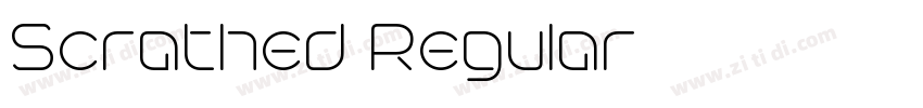 Scrathed Regular字体转换 Scrathed Regular字体转换
